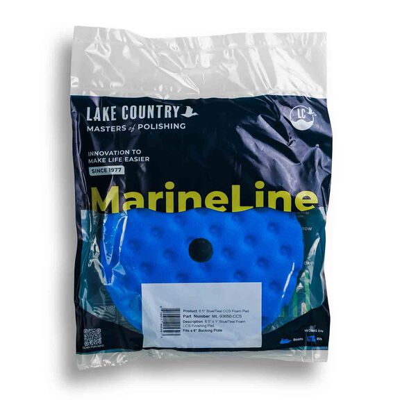 Marine Line 6 1/2" Blue Polishing Foam with CCS Technology image number 2