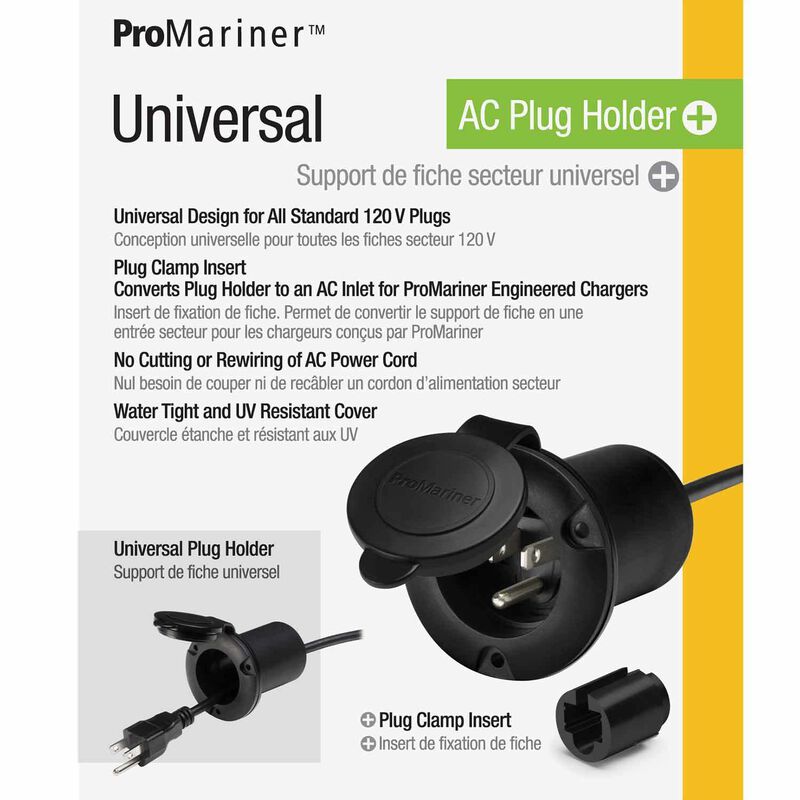 PROMARINER Universal AC Plug Holder West Marine