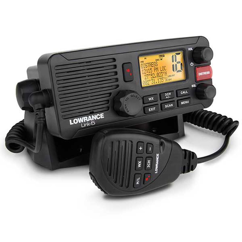 LOWRANCE Link5 FixedMount VHF Radio West Marine