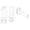Fixed Clamp-On Mount for ShadeFin Kit image number 1