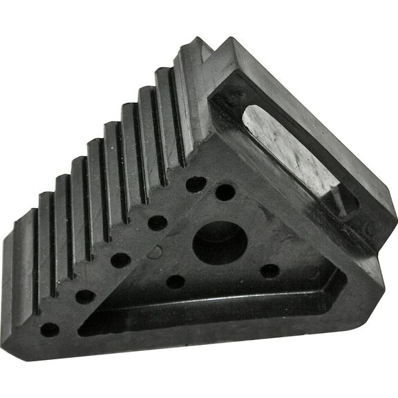 Solid Rubber Wheel Chock image number 0
