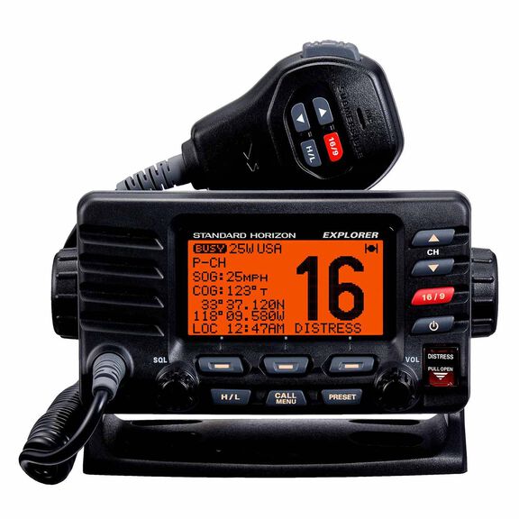 GX1600 Compact Fixed-Mount VHF Radio image number 0
