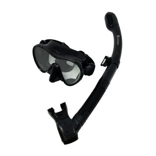 USVI Adult Dry Mask Snorkel Combo