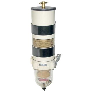 Turbine Series Fuel Filter/Water Separator, 180 GPH, 10-Micron