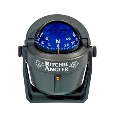 Bracket-Mount Angler Compass, 4-9/16" dia. x 4-11/16"H