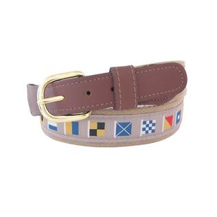 Men's Code Flag Ribbon Belt