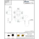 Recessed Shower Chrome Cup & Lid, Small Chrome Sprayer No Hook, 6' Stainless Steel Hose image number 3