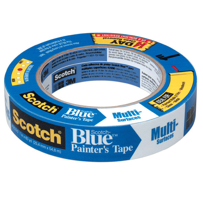 Scotch Blue Multi-Surface 2090 Blue Long Masking Tape - 1" image number 0