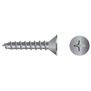 Stainless Steel Phillips Flat-Head Tapping Screws
