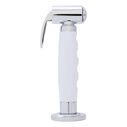 Deck-Mount Sprayer Hammer-Head Arctic White Sprayer, 6' White Rubber Hose, Ultra-Low Profile Holder image number 2