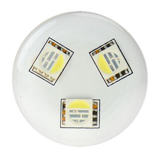 1" Mini Stick-On LED Light, White, 2-Pack