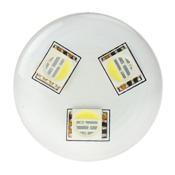 1" Mini Stick-On LED Light, White, 2-Pack image number 0