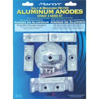 Verado, 6 Cylinder, 2006-Present, Aluminum Anodes