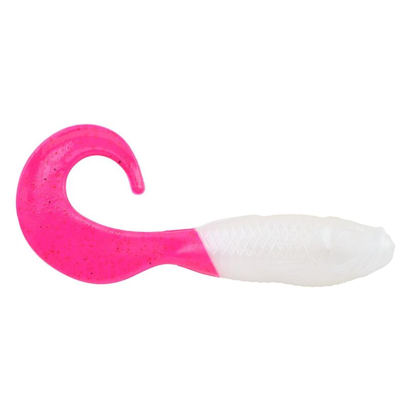 Berkley Saltwater Gulp! Swimming Mullet - Pearl White/Pink - 3″ - 11 Pack