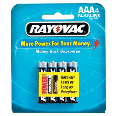 Alkaline "AAA" Batteries - 4 Pack
