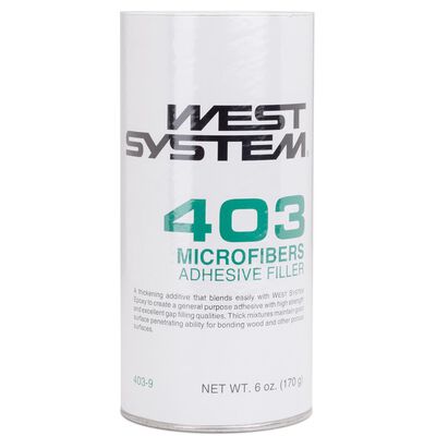 #403 Microfibers Adhesive Filler, 6 oz.