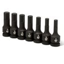 7 Piece 1/2" Drive Hex Bit Impact Metric Socket Set image number 0