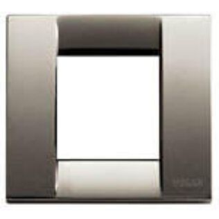 Vimar Idea Classica 17092.31 1-Module Cover Plate, Black Chrome
