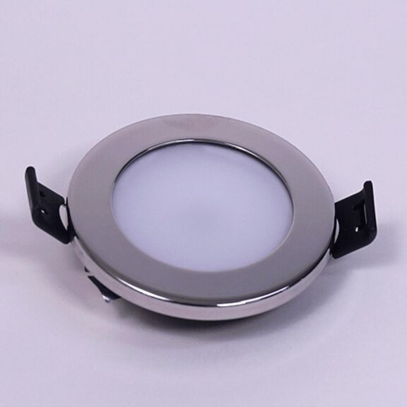 BCM Orlando LED Downlight 75mm Polished Stainless Steel image number 0