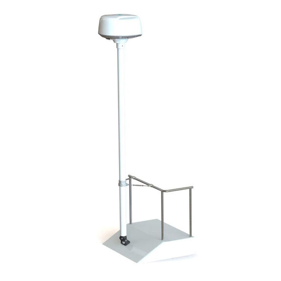 8' Radar Mast Pole Kit with 2 Strut Kits image number 2