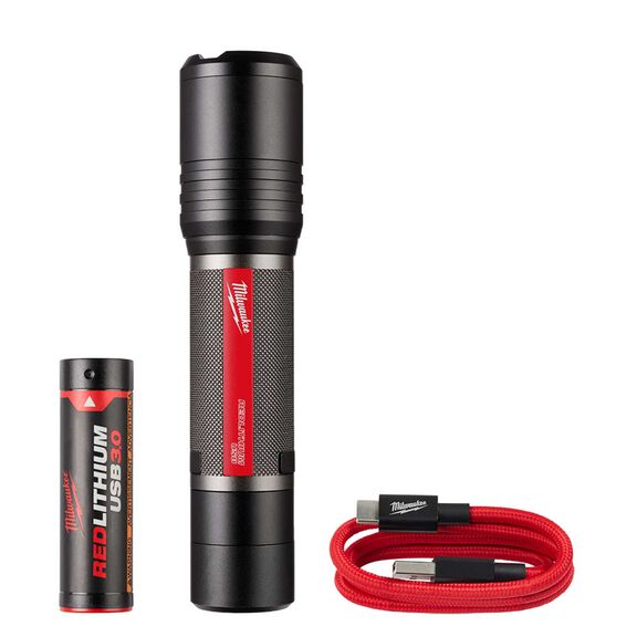 REDLITHIUM&trade; USB 2,000 Lumen Slide Focus Flashlight image number 0