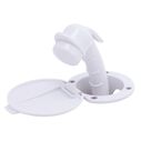 Recessed Shower Arctic White Cup & Lid, Small Arctic White Sprayer, 6' Stainless Steel Hose image number 2
