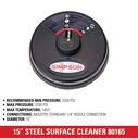 Universal 15? Pressure Washer Surface Cleaner image number 3