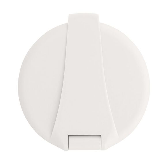 Trinidad Recessed Control Valve Cold Only, Warm White Cup & Lid, Chrome Trinidad Handle image number 2