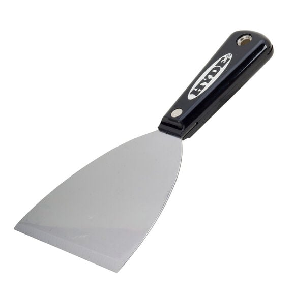 Black & Silver 4'' XHD Stiff Chisel Scraper image number 0