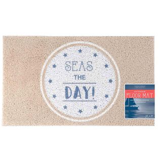 18" x 30" PVC Spray Print Boarding Mat, Seas the Day