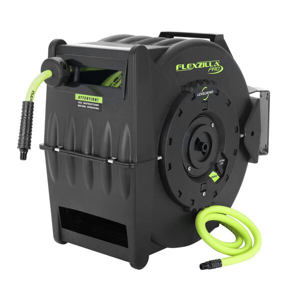 Flexzilla Pro Retractable Air hose Reel with Levelwind Technology 1/2" 50' image number 0