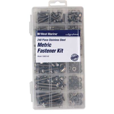 Stainless Steel Metric Fastener Kit, 240-Pack