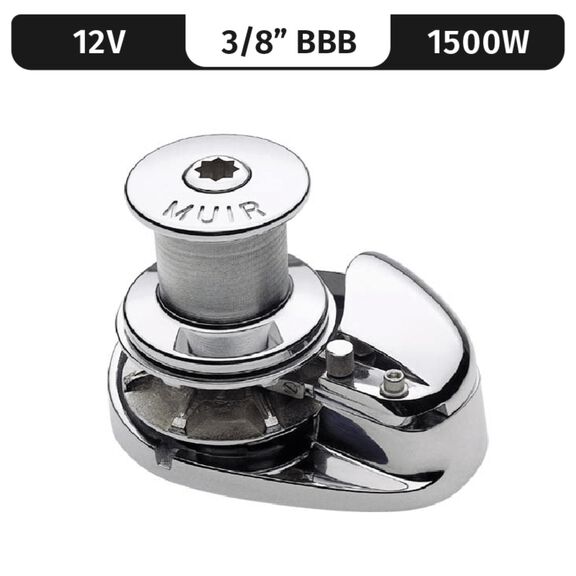 Muir Storm 2200 Capstan Windlass, 3/8" BBB, 12V DC, 1500W image number 0