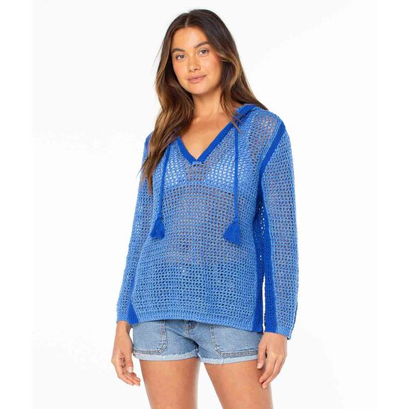 Women's Summer Nights Contrast Tunic Pullover image number 0