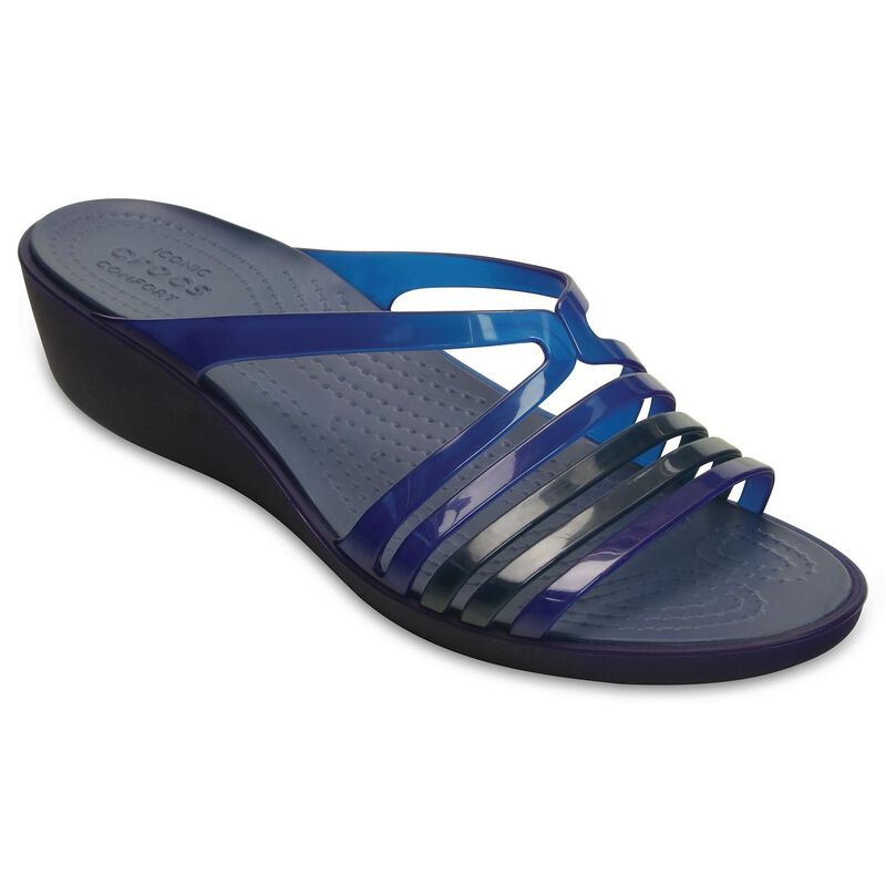 CROCS Women's Isabella Mini Wedge Slide Sandals West Marine