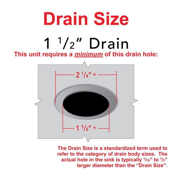 1-1/2" Drain, Flip Trap Sink Drain with Overflow, 3/4" & 1" Hose Barb Chrome image number 6