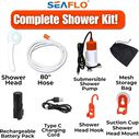 SEAFLO Portable 12V Outdoor Camping/Shower Pump with 80" Hose image number 5