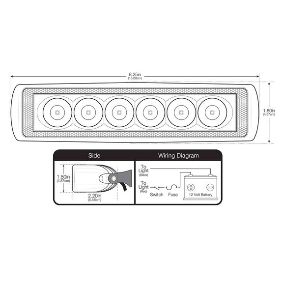 LED Spreader Light, White/Blue image number 6