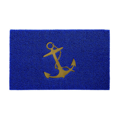 Anchor Boarding Mat, Blue/Gold