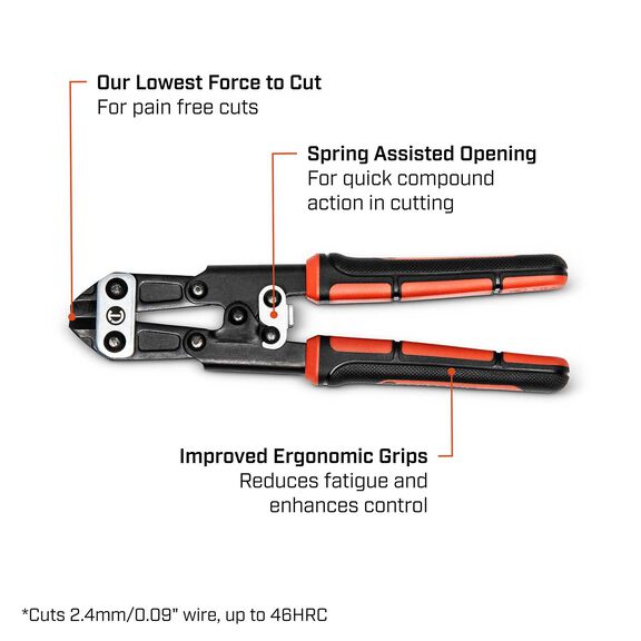 9" Multi-Purpose Wire/Cable Cutter image number 2