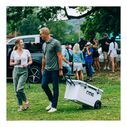 Wheeled Ultra Light 72 Quart White Cooler image number 5