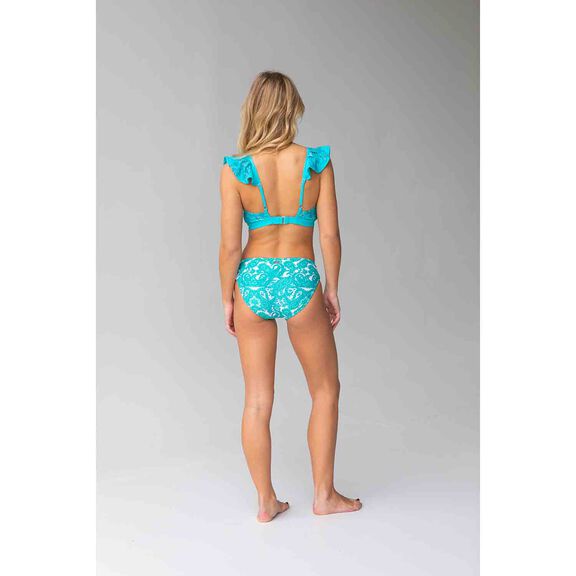 Women's Ruffle Crop Bikini Top image number 6