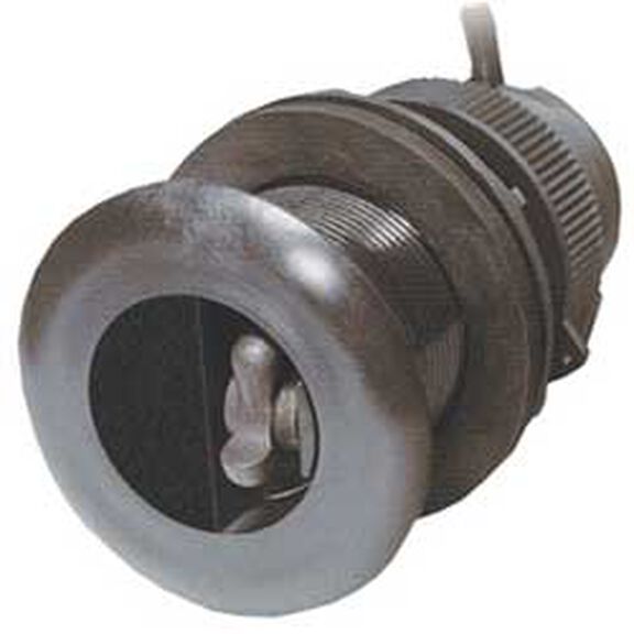 Thru-Hull Mount Smart Transducer with Depth, Temperature & Speed (NMEA 0183, 235 kHz, 10 degrees) image number 0