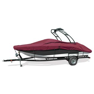 V-Hull Tower Bow Rider Cover, OB, Burgundy, Hot Shot, 20'5"-21'4", 102" Beam