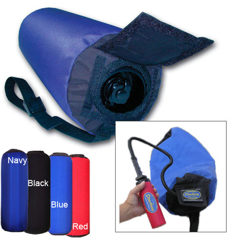 DACA INNOVATIONS StowAway Inflatable Fender (1), 6" x 18", Black West