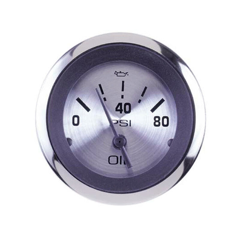 SIERRA Sterling Series Oil Pressure Gauge, 80 psi West Marine