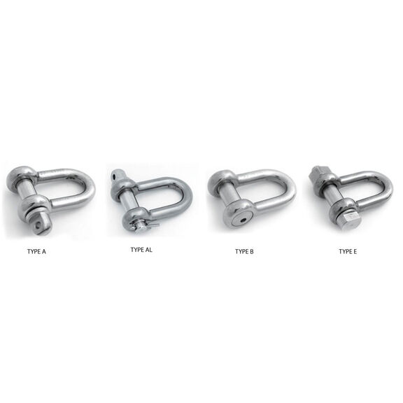 High Tensile Stainless Steel D Shackles image number 1