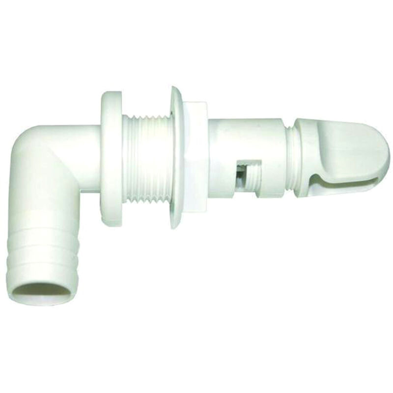 TH MARINE 90° Aerator Spray Head with Shutoff Valve, 3/4" Barbed