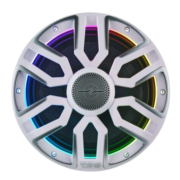 8&rdquo; Marine Coaxial Speaker With Kevlar Cone, Bullet Tweeter, Neodymium Magnet, and Digital LED Lights | 200W RMS 4-Ohm image number 3