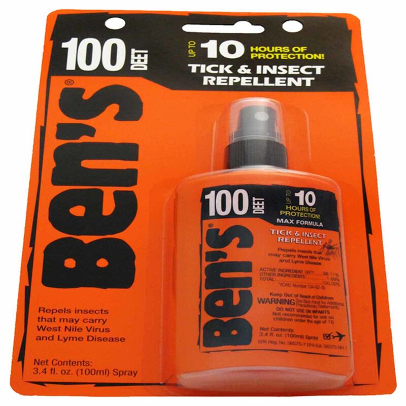 BENS Ben's 100 MAX Tick & Insect Repellent, 3.4 oz. West Marine